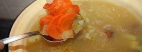 суп гороховый с копчеными ребрышками. Шаг 9