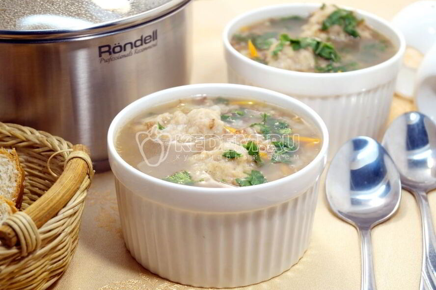 Рецепт гречневый суп с мясными клецками