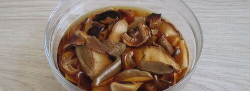 грибной суп с фрикадельками и киноа. Шаг 4