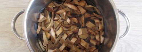 грибной суп с фрикадельками и киноа. Шаг 6