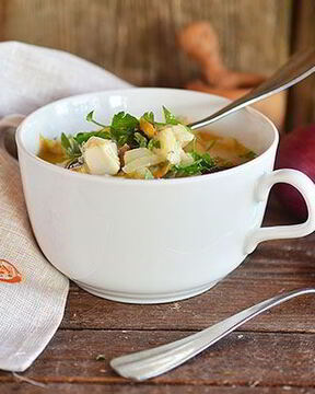 Исландский рыбный суп со сливками