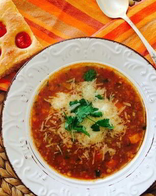 Итальянский чечевичный суп