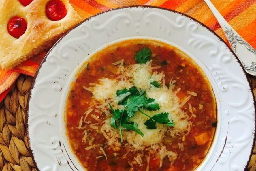 Рецепт итальянский чечевичный суп