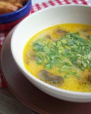 Итальянский суп с грибами