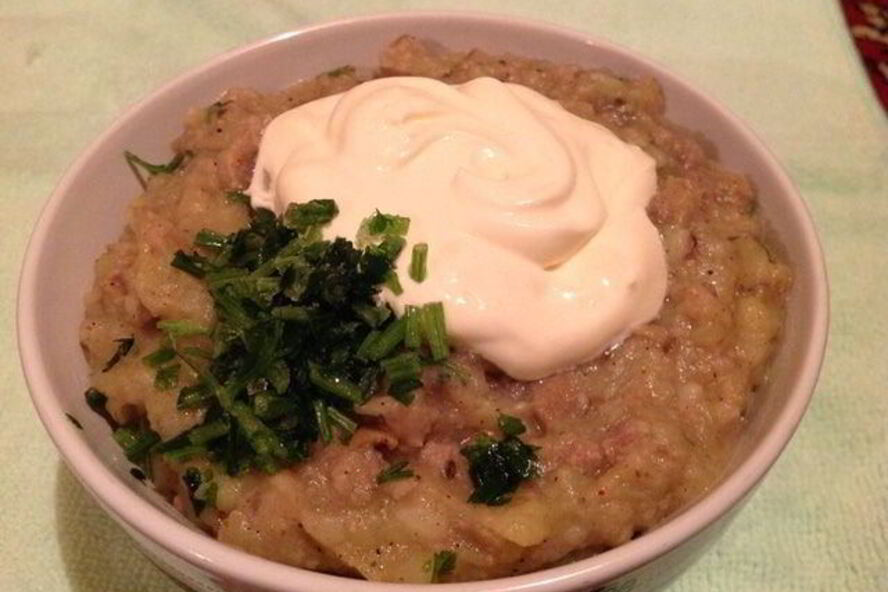 Рецепт картофельный крем-суп с шампиньонами