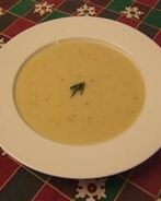 Картофельный суп с семечками