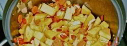 хрустящий суп из тыквы с сухариками. Шаг 7