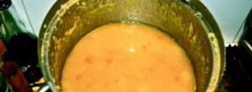 хрустящий суп из тыквы с сухариками. Шаг 9