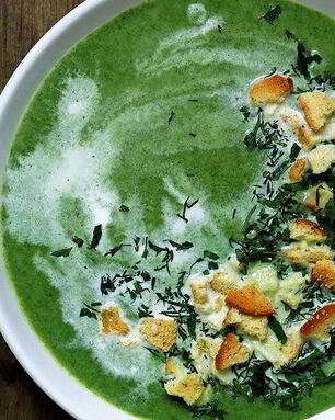 Крем-суп из шпината