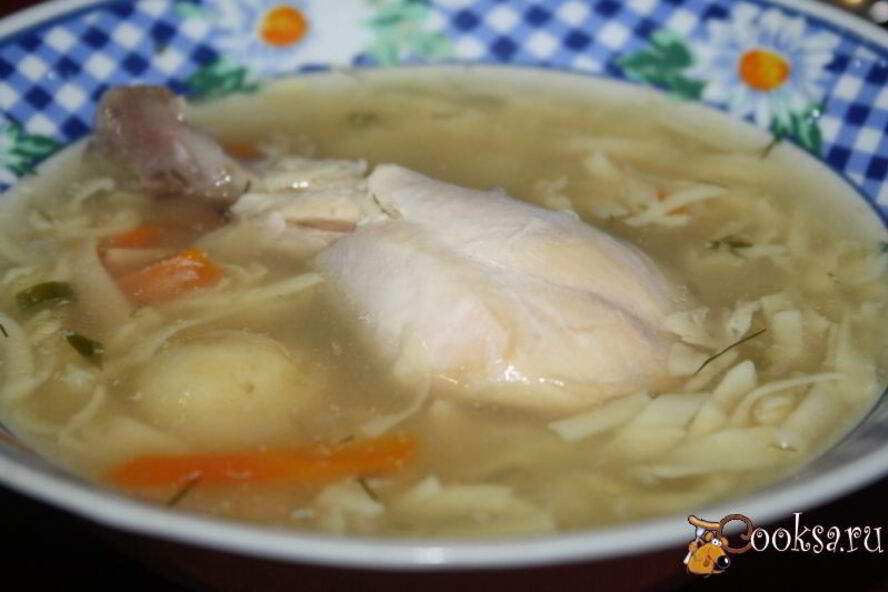 Рецепт куриный суп с молодым картофелем