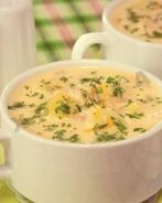 Куриный суп с плавленным сыром