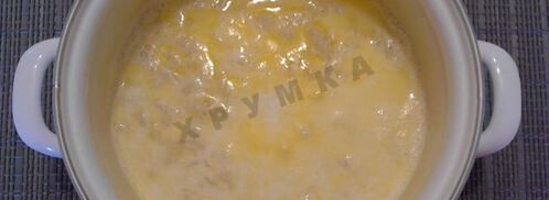 молочный суп с макаронами. Шаг 7