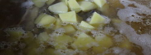 мясной суп с нутом и помидорами. Шаг 4