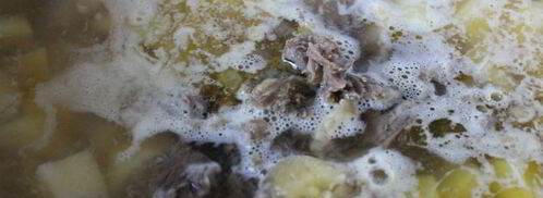 мясной суп с нутом и помидорами. Шаг 6