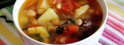 мясной суп с нутом и помидорами. Шаг 9