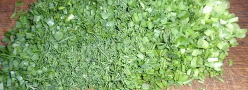 окрошка на курином бульоне. Шаг 5