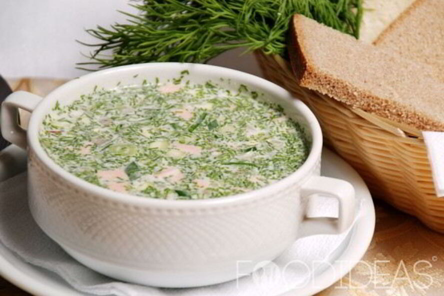 Рецепт окрошка на майонезе