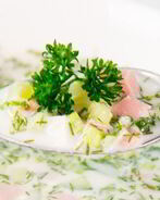 Окрошка на сыворотке