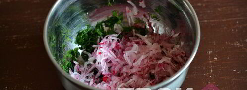 окрошка на воде. Шаг 2