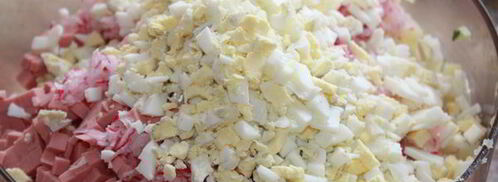 окрошка с квасом. Шаг 5