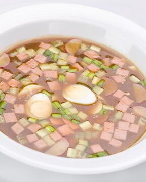 Окрошка с редькой