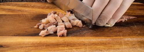 окрошка с рыбой горячего копчения. Шаг 4