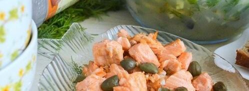 окрошка с рыбой. Шаг 11