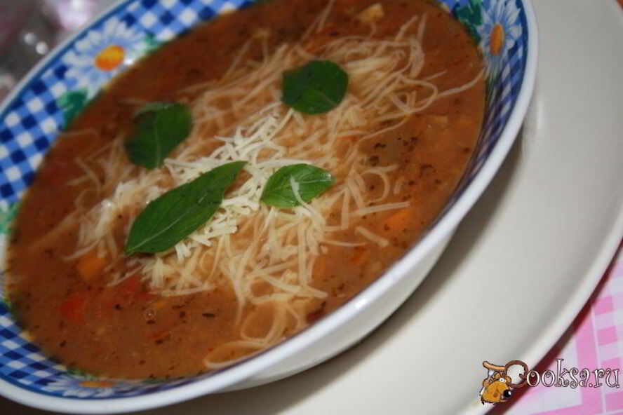 Рецепт итальянский овощной суп минестроне