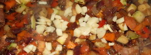 итальянский овощной суп минестроне. Шаг 9