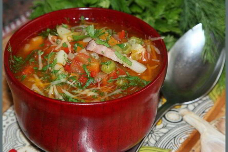 Рецепт овощной суп минестроне