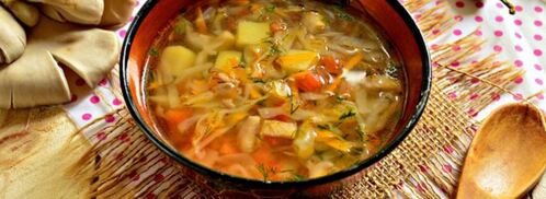 овощной суп с грибами. Шаг 5