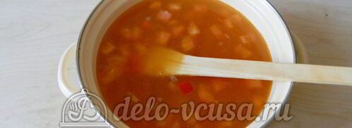 овощной суп с рисом. Шаг 6