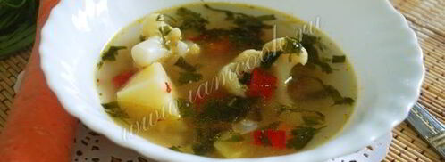 овощной суп с цветной капустой. Шаг 5