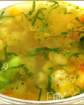 Суп овощной