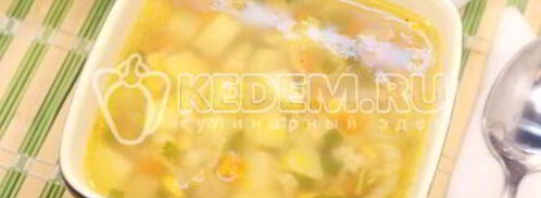 суп с фрикадельками и овощами. Шаг 9