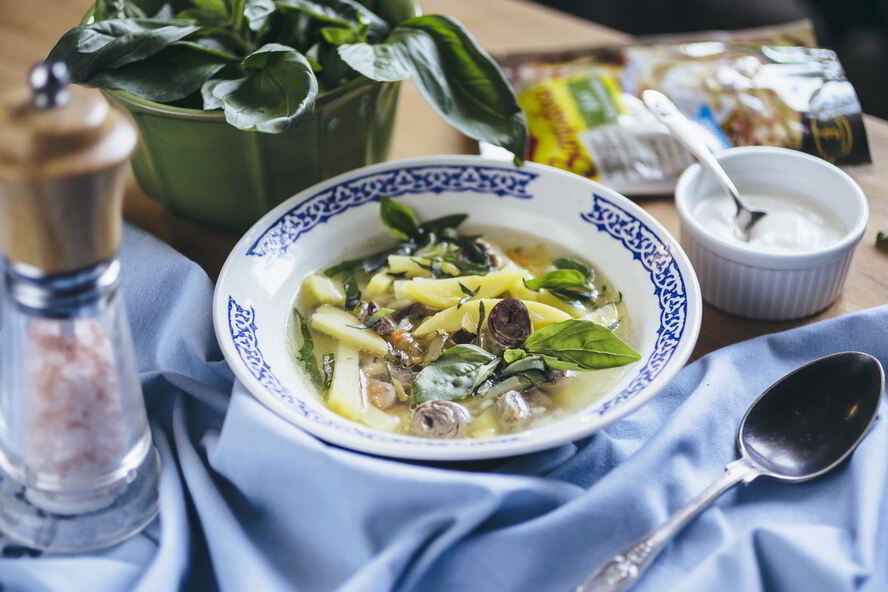 Рецепт рассольник из куриных потрошков