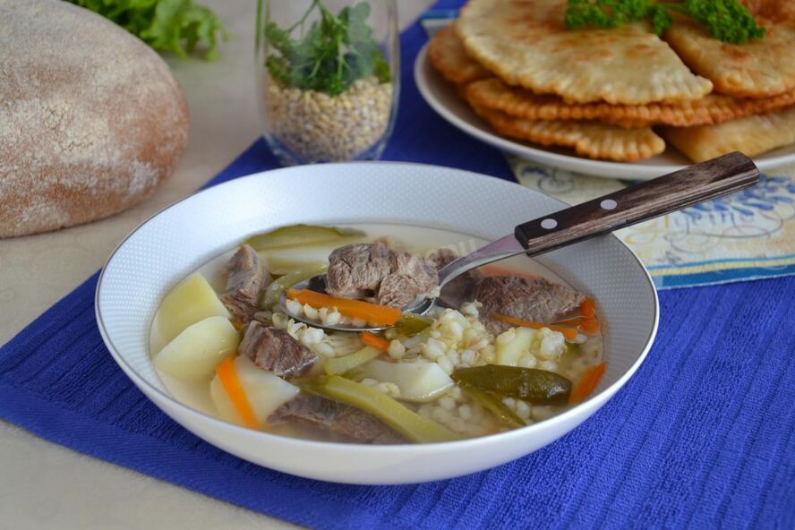 Рецепт рассольник с говядиной