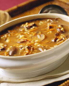 Рассольник с грибами