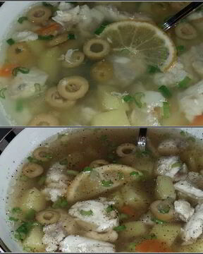 Рыбный суп из сибаса