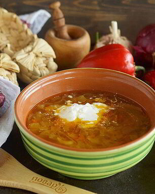 Деревенские зимние щи