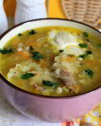 Кислые щи с перловкой