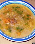 Постные щи из квашеной капусты