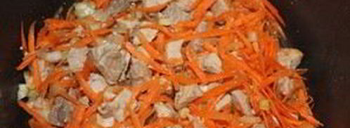 щи из кислой капусты в мультиварке. Шаг 2