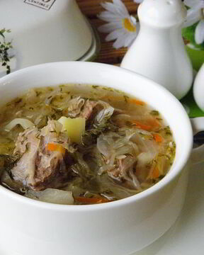 Щи из квашеной капусты