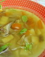 Щи на говяжьем бульоне