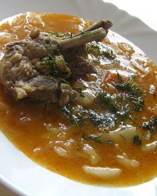 Щи с бараниной