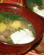 Щи с говядиной и квашеной капустой