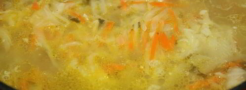 щи с квашеной капустой и молодым щавлем. Шаг 8