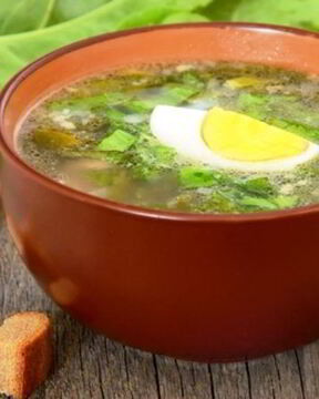 Щи со щавелем