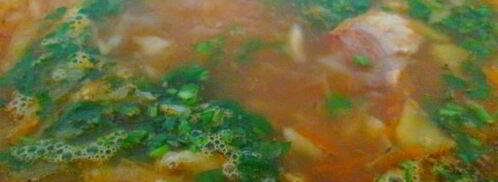 щи со свиными ребрами и яблоком. Шаг 9